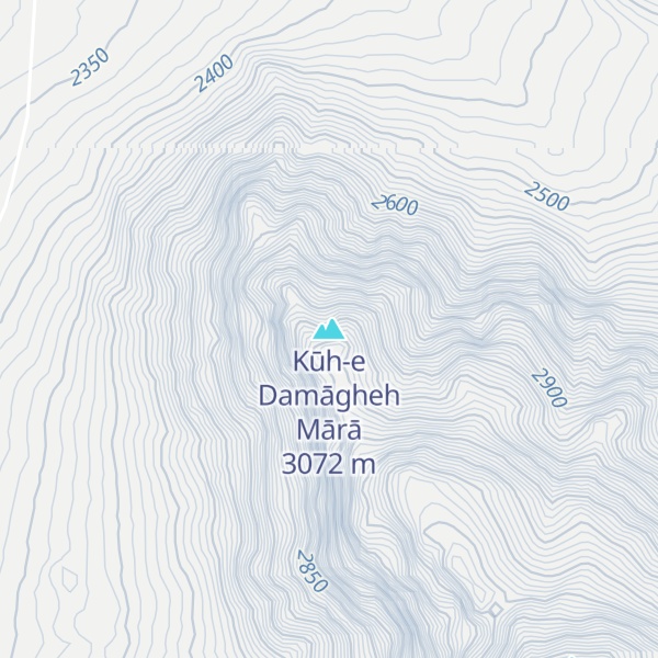 Map of Kūh-e Damāgheh Mārā
