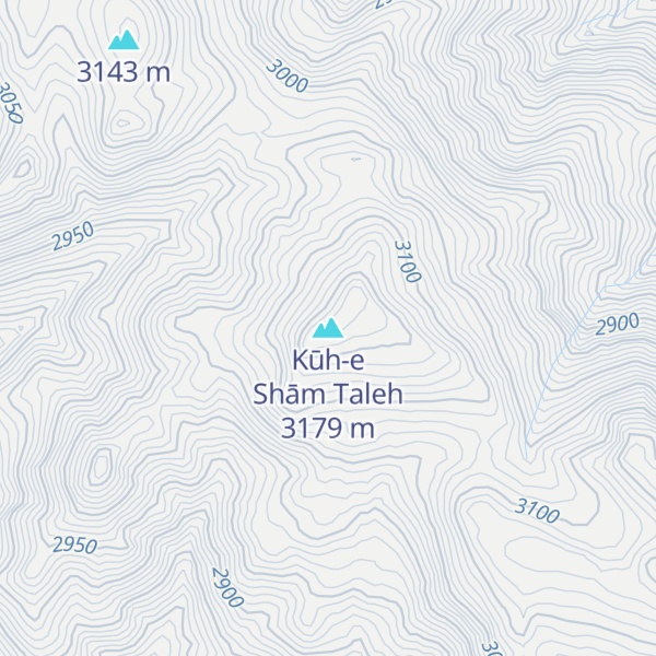 Map of Kūh-e Shām Taleh