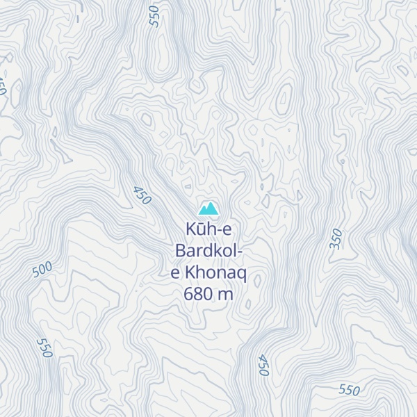 Map of Kūh-e Bardkol-e Khonaq