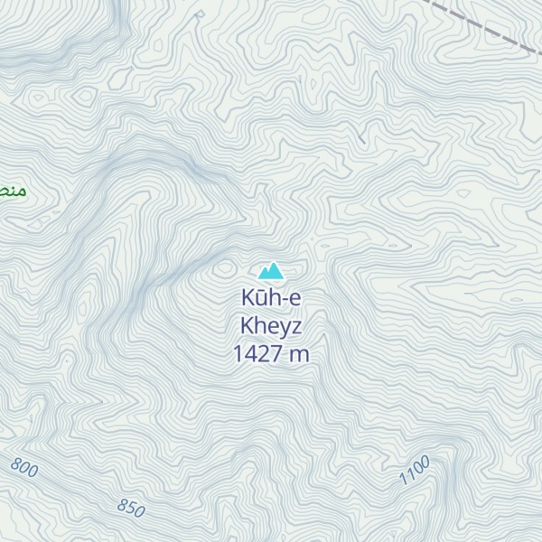 Map of Kūh-e Kheyz