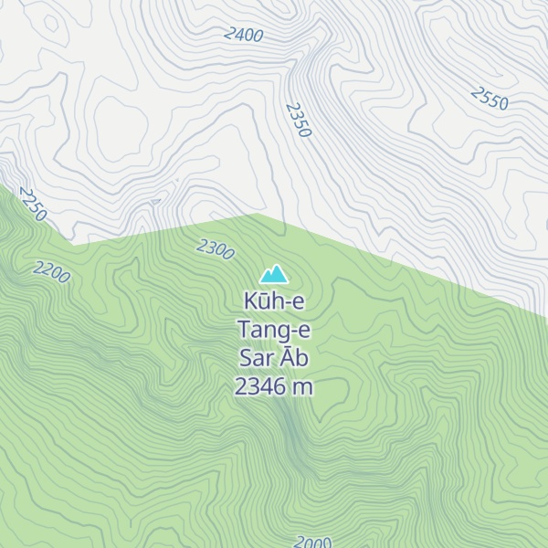 Map of Kūh-e Tang-e Sar Āb