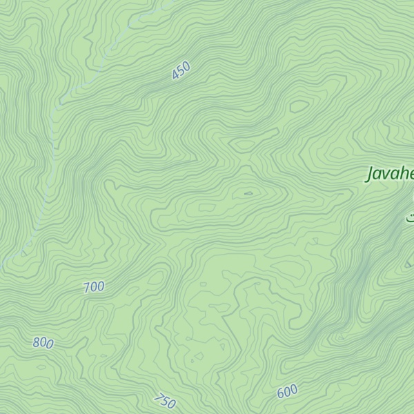 Map of Kūh-e Gūrāzrān