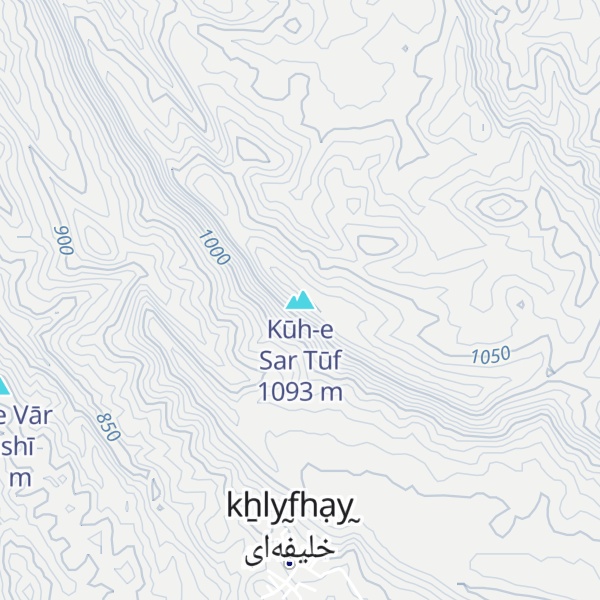 Map of Kūh-e Sar Tūf