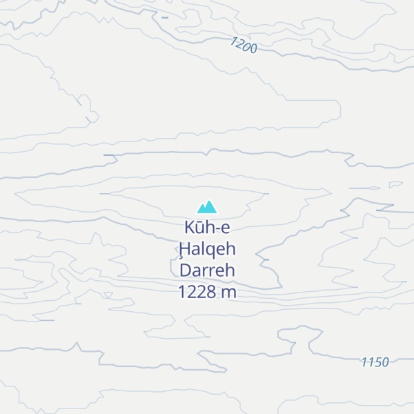 Map of Kūh-e Ḩalqeh Darreh