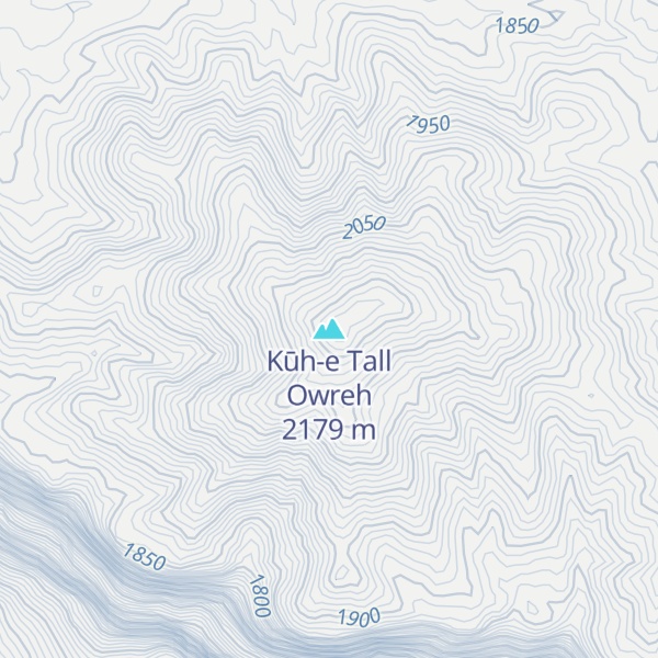 Map of Kūh-e Tall Owreh