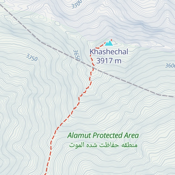 Map of Kūh-e Kheshchāl