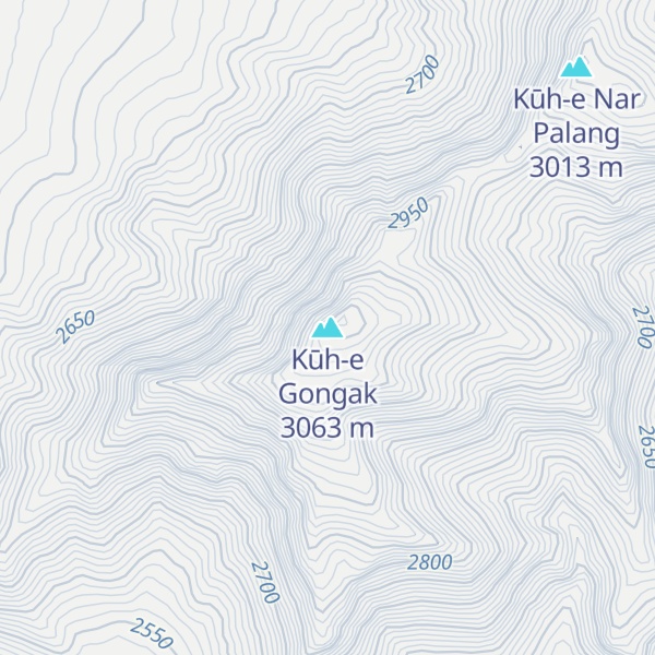 Map of Kūh-e Gongak