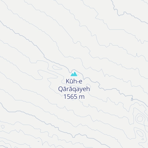 Map of Kūh-e Qārāqayeh