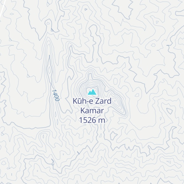 Map of Kūh-e Zard Kamar
