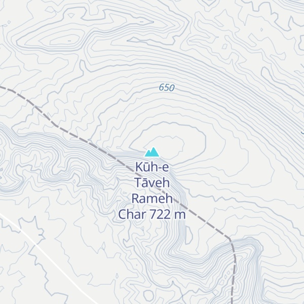 Map of Kūh-e Tāveh Rameh Char