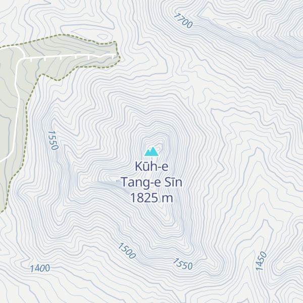 Map of Kūh-e Tang-e Sīn