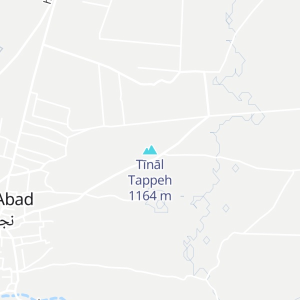 Map of Tīnāl Tappeh