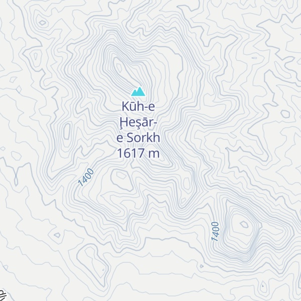 Map of Kūh-e Palang