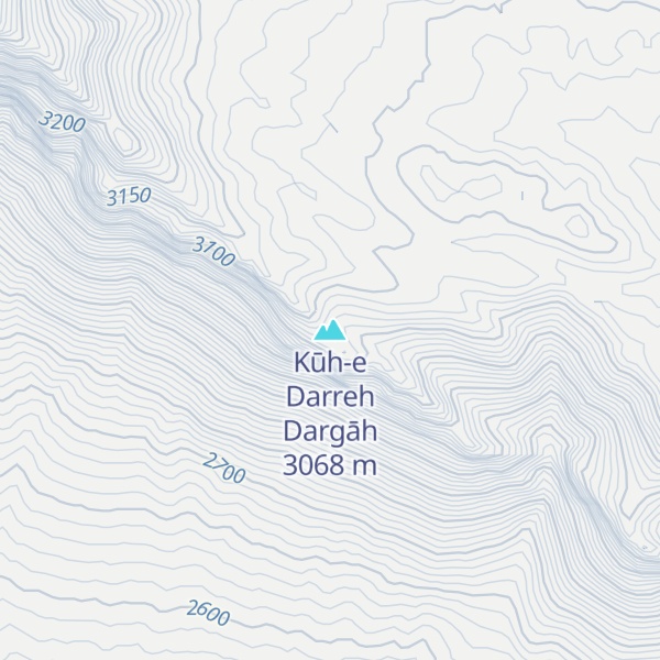Map of Kūh-e Darreh Dargāh