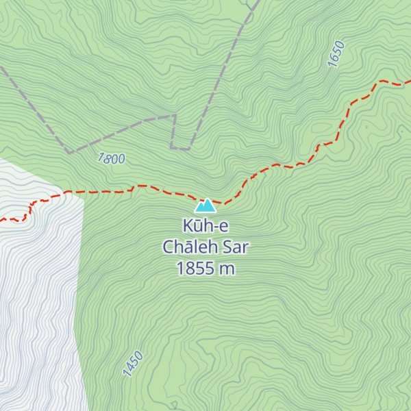 Map of Kūh-e Chāleh Sar