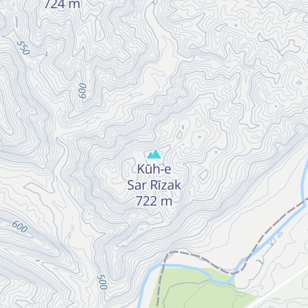 Map of Kūh-e Sar Rīzak