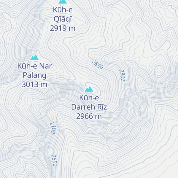 Map of Kūh-e Darreh Rīz