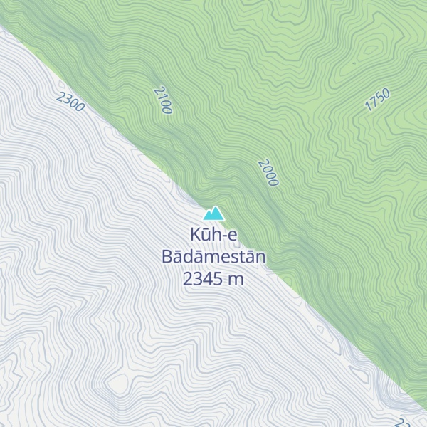 Map of Kūh-e Bādāmestān