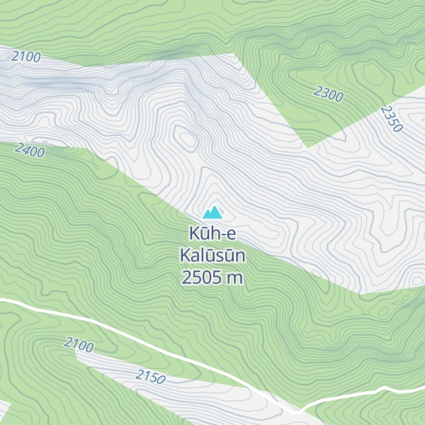 Map of Kūh-e Kalūsūn