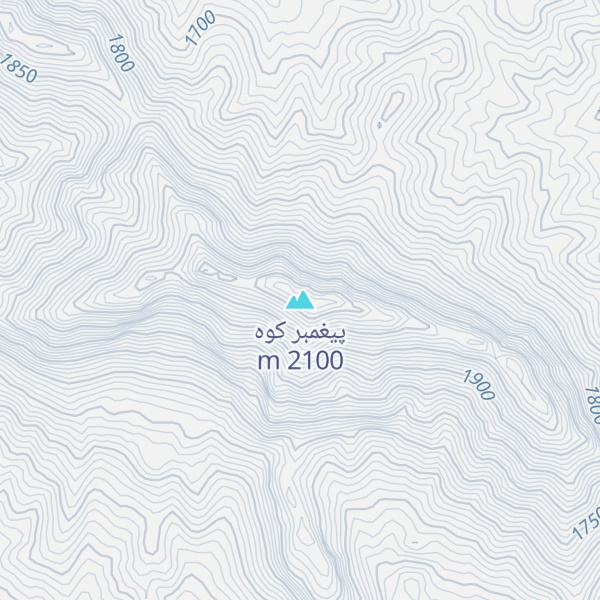 Map of پیغمبر کوه