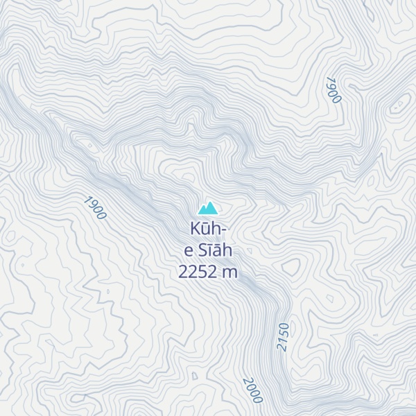 Map of Kūh-e Sīāh