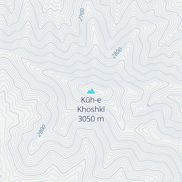 Map of Kūh-e Khoshkī