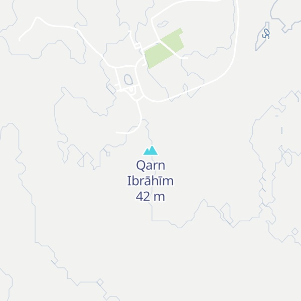Map of Qarn Ibrāhīm