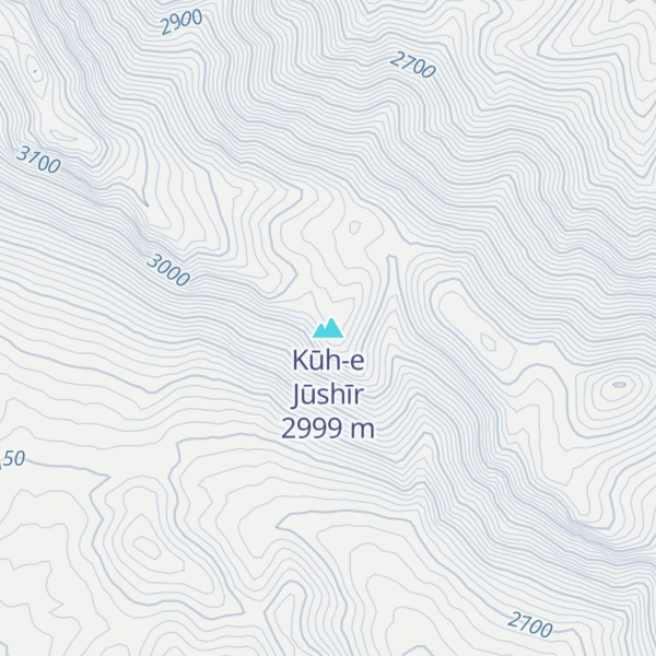 Map of Kūh-e Jūshīr