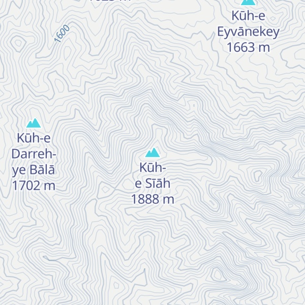 Map of Kūh-e Sīāh