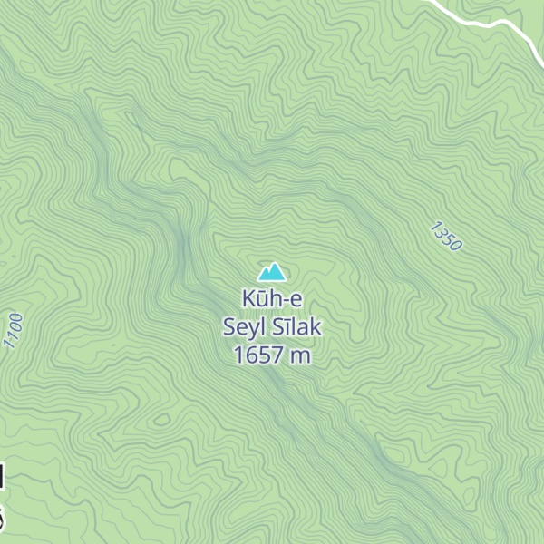 Map of Kūh-e Seyl Sīlak