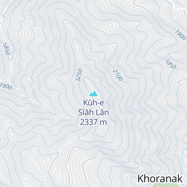 Map of Kūh-e Sīāh Lān