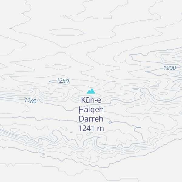 Map of Kūh-e Ḩalqeh Darreh