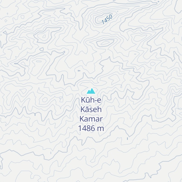 Map of Kūh-e Kāseh Kamar