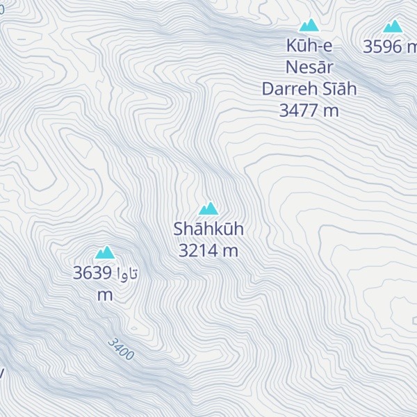 Map of Shāhkūh