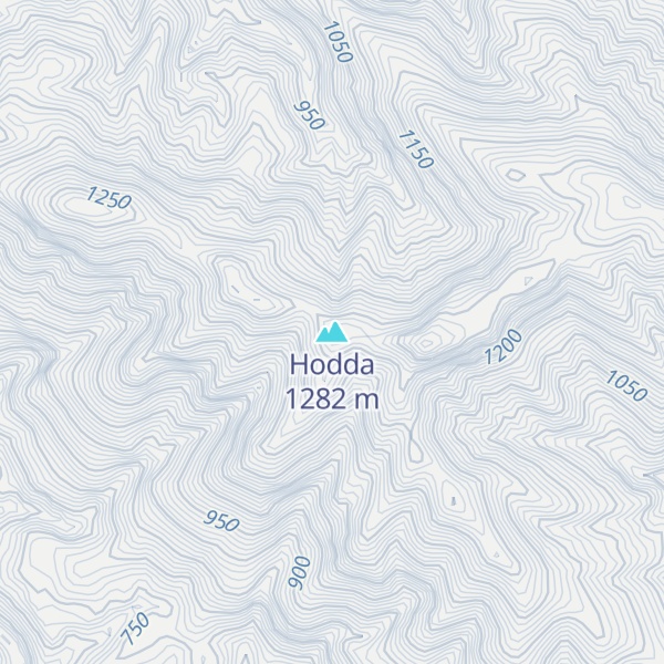 Map of Hodda