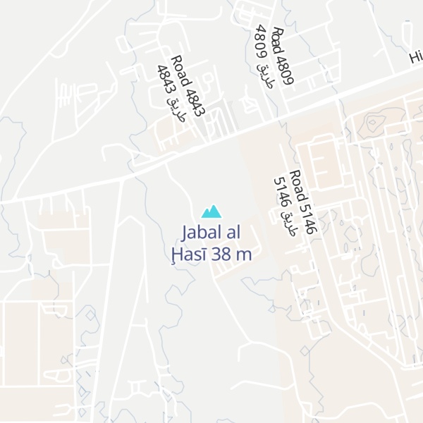 Map of Jabal al Ḩasī