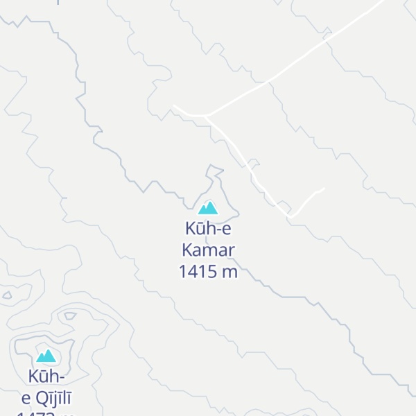 Map of Kūh-e Kamar