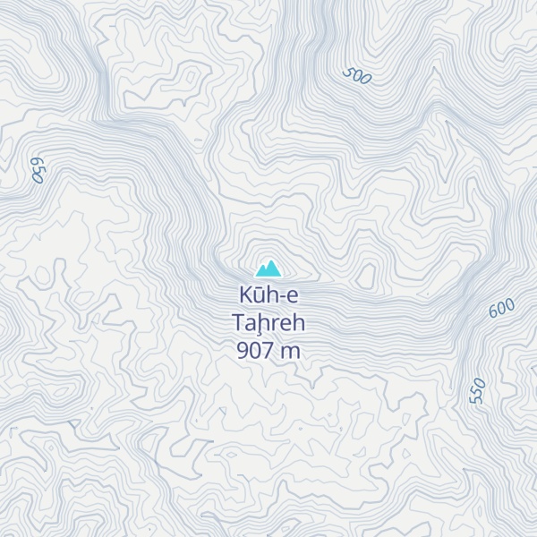 Map of Kūh-e Taḩreh