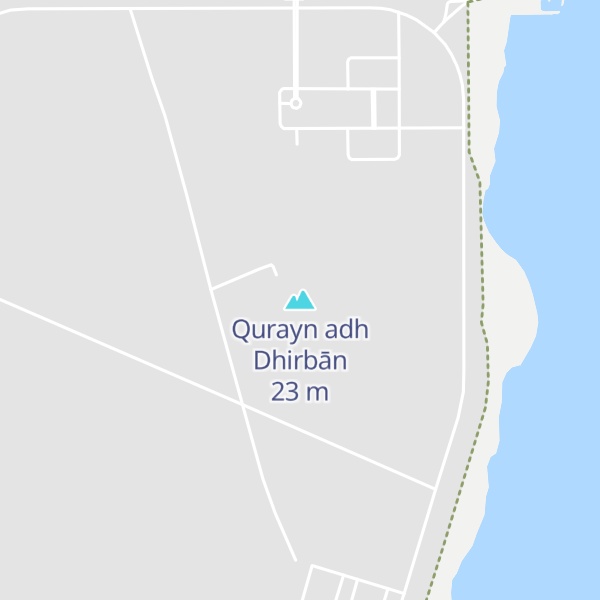 Map of Qurayn adh Dhirbān