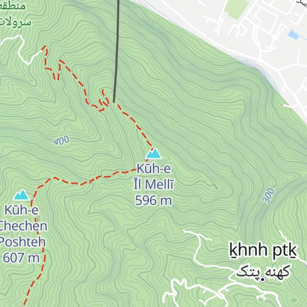 Map of Kūh-e Īl Mellī
