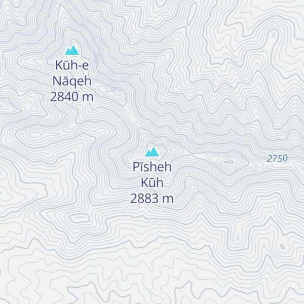 Map of Pīsheh Kūh