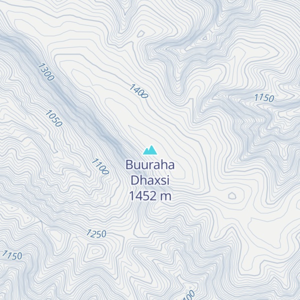 Map of Buuraha Dhaxsi