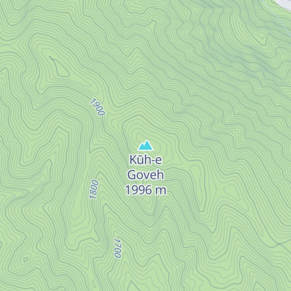 Map of Kūh-e Goveh