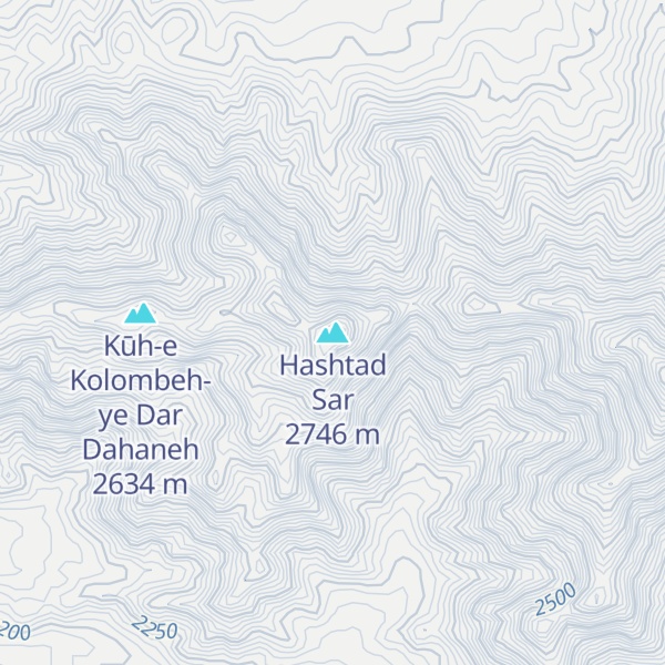 Map of Hashtad Sar