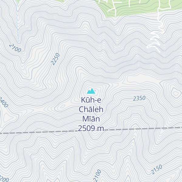 Map of Kūh-e Chāleh Mīān