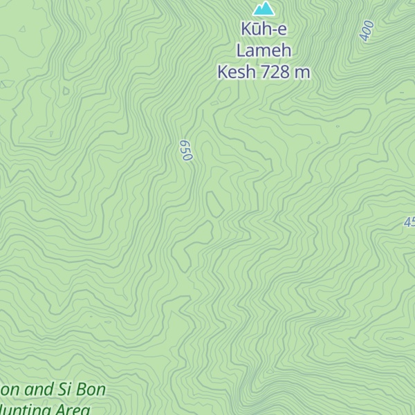 Map of Kūh-e Chāl Poshteh Āvar