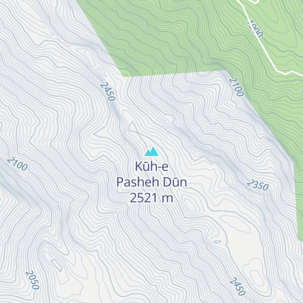 Map of Kūh-e Pasheh Dūn