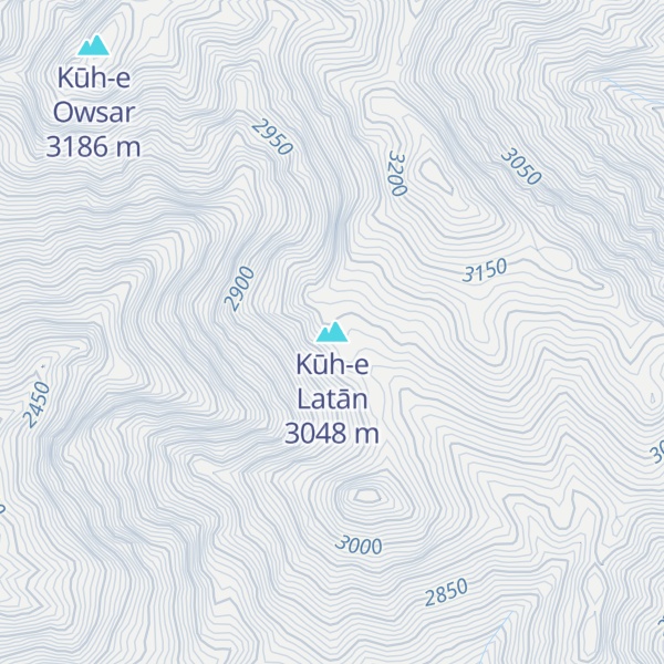 Map of Kūh-e Latān