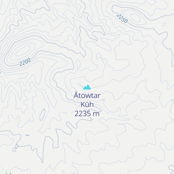 Map of Ātowtar Kūh