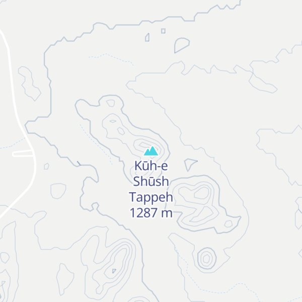 Map of Kūh-e Shūsh Tappeh